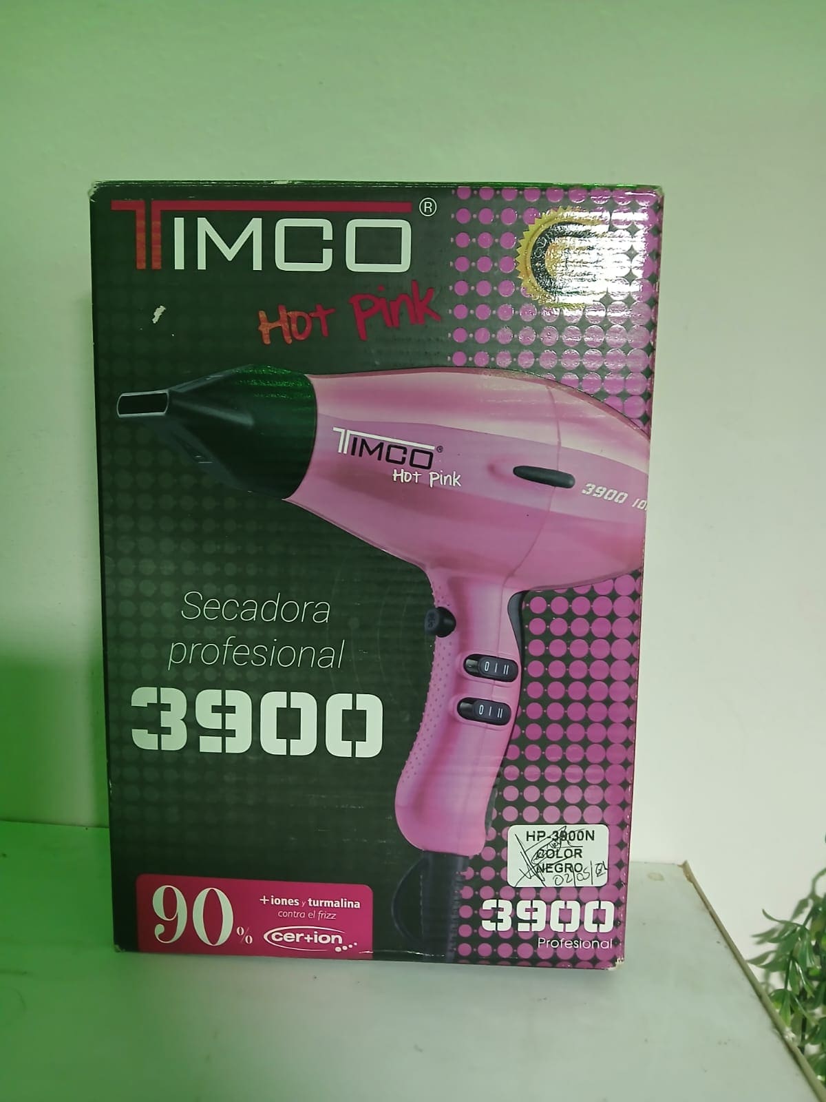 Pistola Secadora Profesional 3900 Hot Pink –Timco
