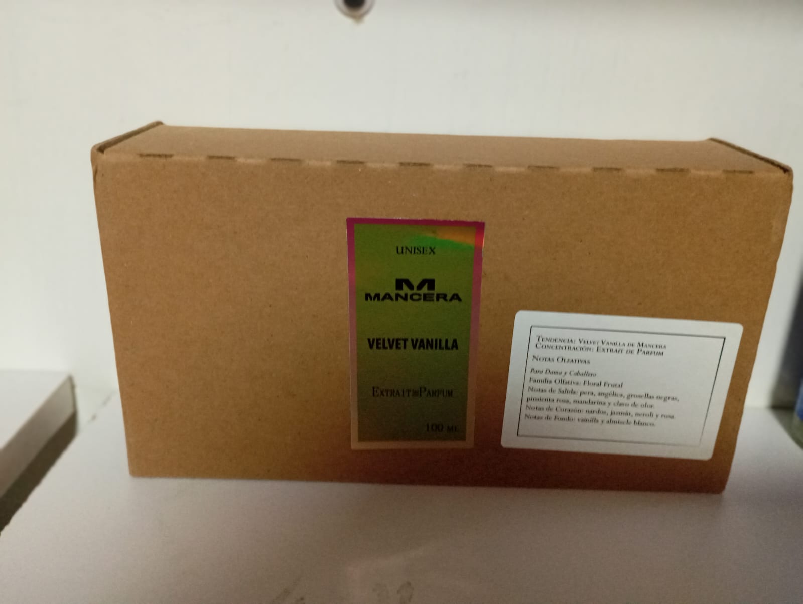 Perfume Velvet vainilla dama
