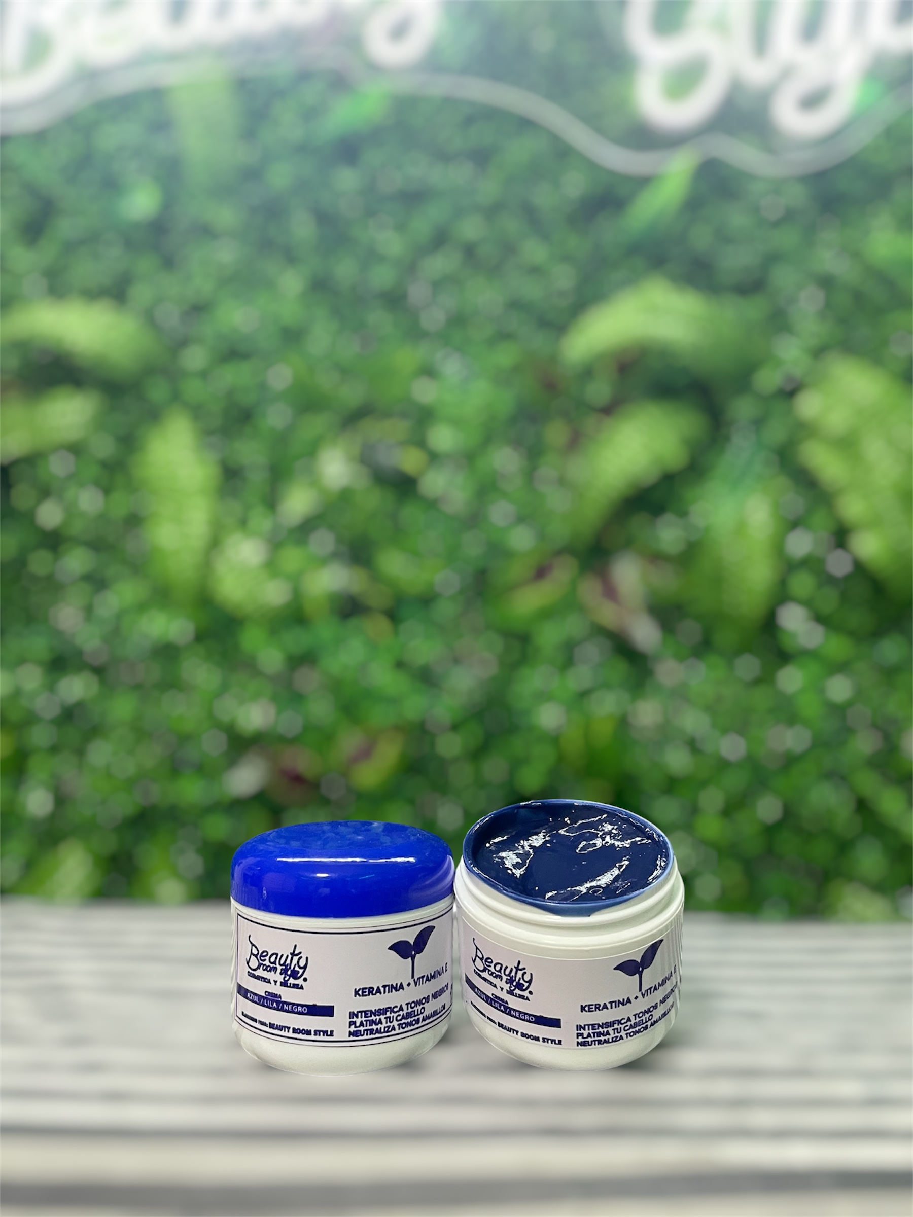 E Keratina + Vitamina E Tapa Azul 180 ml Beauty Room Style