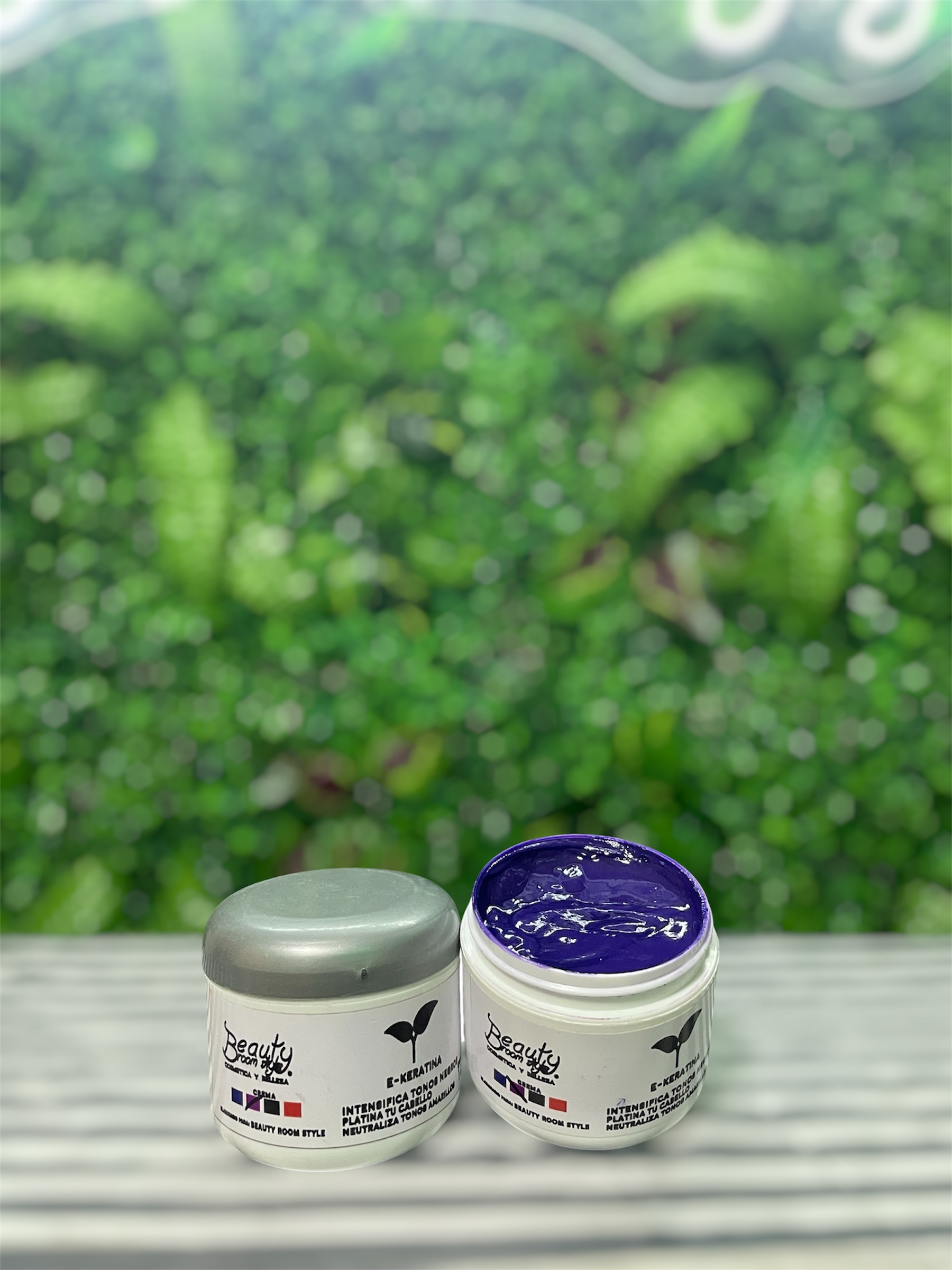 E Keratina + Vitamina E Tapa Plateada 180 ml Beauty Room Style